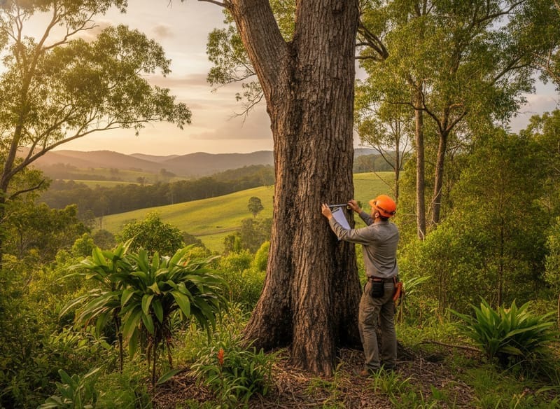 Arborist Report performed by The Forest Arborist in The Forest