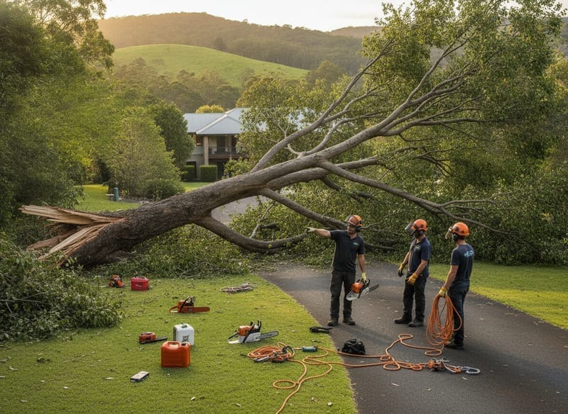 Emergency Tree Removal performed by The Forest Arborist in The Forest