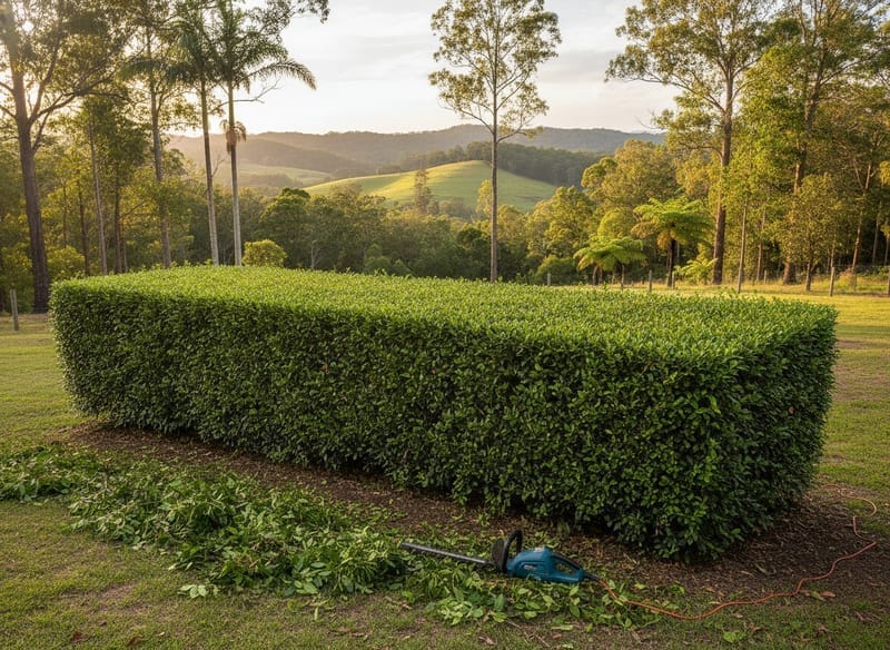 Hedge Trimming performed by The Forest Arborist in The Forest