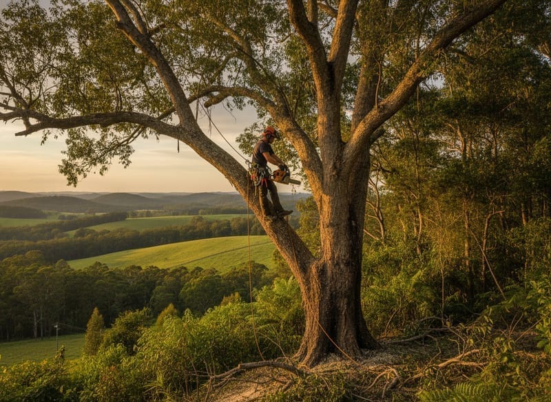 Tree Pruning performed by The Forest Arborist in The Forest